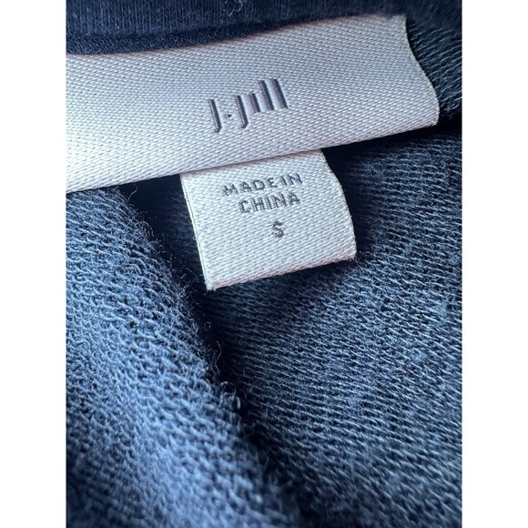 J. Jill Blue Long Sleeve Shirt‎ Soft Cozy Relaxed Fit Pullover Women's SMALL - Picture 6 of 8